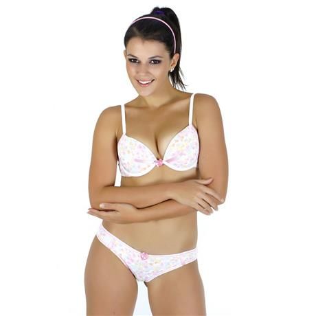 Conjunto lingerie em microfibra